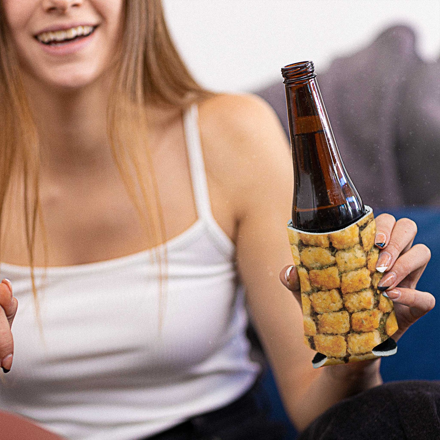 Tater Tot Hotdish Koozie Can Cooler